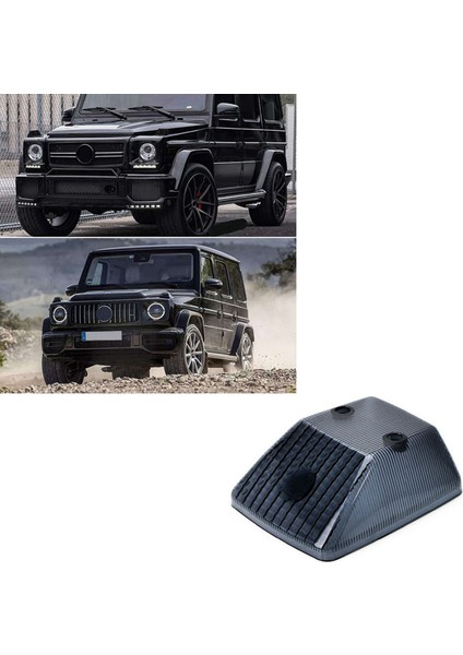 2pcs Ön Turn Sinyal Lambası Lens Kabuğu A4638260057 Mercedes Benz W463 G Sınıfı G500 G55 G63 G65 1986-2018 Parlak Siyah (Yurt Dışından) fırsatları