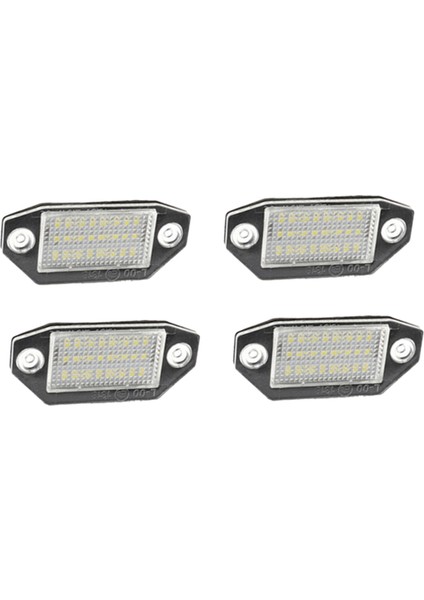 4x 12V 24 LED Numaralı Plaka Plakası Işık Lambası Ford Mondeo Mk3 2000-2007 (Yurt Dışından)