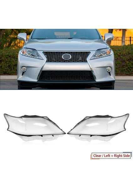 Sağ Araba Far Lens Kapağı Kafası Işık Lambası Gölge Kabuk Lens Lens Lambası Lexus Için Abajur RX270 RX350 RX450H 2012-2015 (Yurt Dışından) fırsatları
