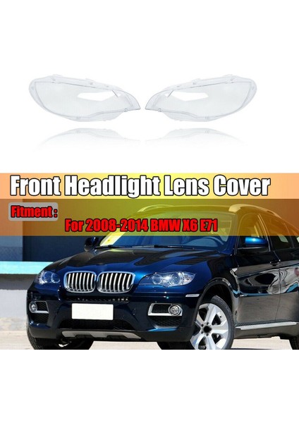 Araba Far Kapağı Cam Kafa Işık Lambası Xenon Lens Kabuk Kapağı For-Bmw E71 X6 2008-2014 (Yurt Dışından) fırsatları
