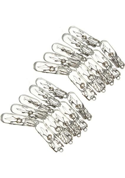 20X T5 286 12V 2W Ampul Lambaları Halojen Ampul Araç Enstrümanı Sarı (Yurt Dışından)