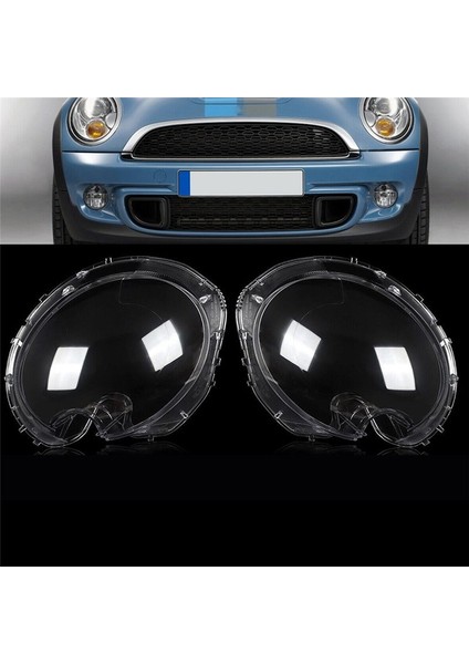 Sağ Araba Far Lens Kapağı Kafa Işık Lambası Gölge Kabuk Lens Lens Abajur Mini R56 Cooper Hatchback 2009-2013 (Yurt Dışından) indirimleri