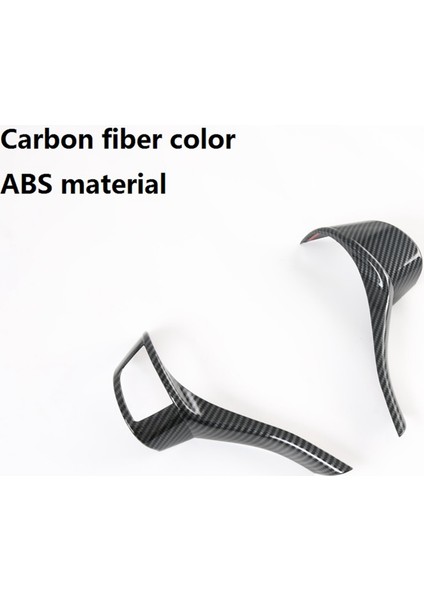 2 Set Araç Aksesuarları 1 Set Araç Direksiyon Simidi Paneli Düğmesi Kapak &amp 1 Set Araç Ön Sis Far Dekoratif Çerçeve Kapak (Yurt Dışından) indirimleri