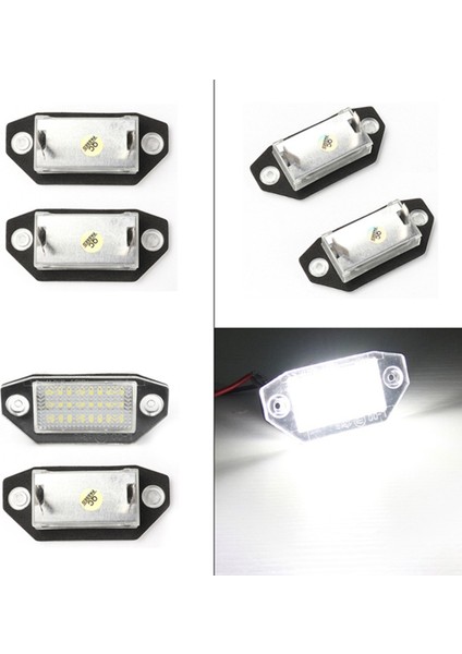 4x 12V 24 LED Numaralı Plaka Plakası Işık Lambası Ford Mondeo Mk3 2000-2007 (Yurt Dışından) indirimleri