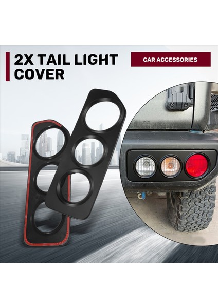 Araba Arka Kuyruk Işık Lambası Dekorasyon Kapağı Suzuki Jimny JB64 JB74 2019 2020 2021 2022 2023 Aksesuarlar 2pcs (Yurt Dışından) fırsatları