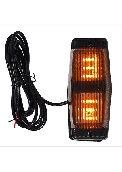 Scania Volvo Adam Benz Kamyon Kamyonu Için Füme Kehribar Ön Izgara Işık LED Işaret Lambası (Yurt Dışından) indirimleri