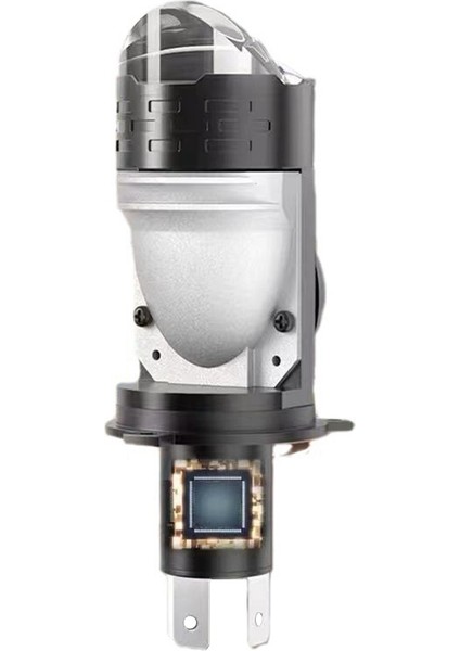Evrensel Eklenti Far H4 Projektör Yüksek Güçlü LED Lens Farları Araba Moto Modifiye Far Için (Yurt Dışından)