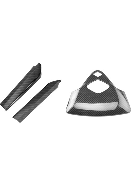 3 Adet Araba Aksesuarları 1 Adet Araba Ön Okuma Işık Kapağı ve 2 Adet Ön Kapı Pencere Üçlü Köşeli Bir Sütun Kapağı (Yurt Dışından)