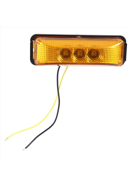 3 LED 3 9 Inç Araba Kamyonu Yan Işareti Açık Kuyruk Arka Lambalar Gösterge Işaretleyici 10-24V Römork Rv Tekne Kamyonu (Yurt Dışından)