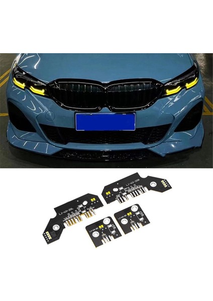 Csl Sarı Drl LED Modüller Bandı Bmw 3 Serisi G20 Öncesi Lcı Uyarlamalı LED Farlışı 2019-2022 (Yurt Dışından) indirimleri