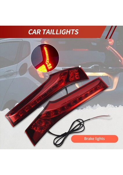 Honda Jazz Fit Için 2014-2017 LED Drl Arka Tampon Tail Fog Lamba Fren Işıkları Sinyal Lambası (Yurt Dışından) fırsatları