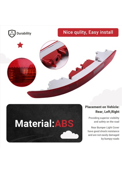 2pcs Araba Arka Lamba Arka Tampon Kuyruk Işık Kapağı Audi Q5 2 0t 2009 Için Ampulsiz Işık Kapağı (Yurt Dışından) indirimleri