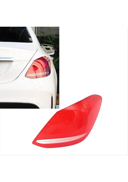 Araba Arka Far Kapağı Abajur Lambası Lamba Kabuğu Arka Lamba Lens Kapağı Mercedes-Benz W205 2015-2018 Sağ (Yurt Dışından) modelleri