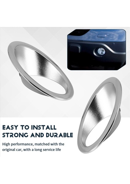 Honda Cr-V Crv 2007 2008 2009 Için Ön Tampon Fog Trim Trim Jant Lamba Kapak Kapağı Araba Stil Yansıtıcı Çıkartma Kiti Aksesuarları (Yurt Dışından) indirimleri