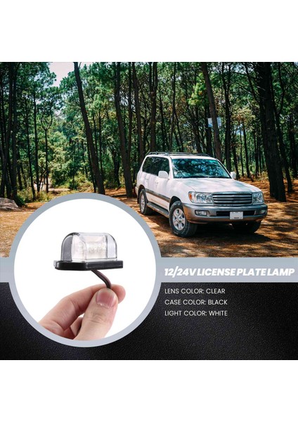 12/24V 3 LED Plaka Etiketi Hafif Tekne Rv Kamyon Römork Iç Step Lamba (Yurt Dışından) fiyatları