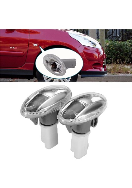 12PCS Araba Ortağı Yan Direksiyon Göstergesi Peugeot 108 107 407 206 6325G3 Için Citreon C1 C2 C3 Picasso (Yurt Dışından) indirimleri