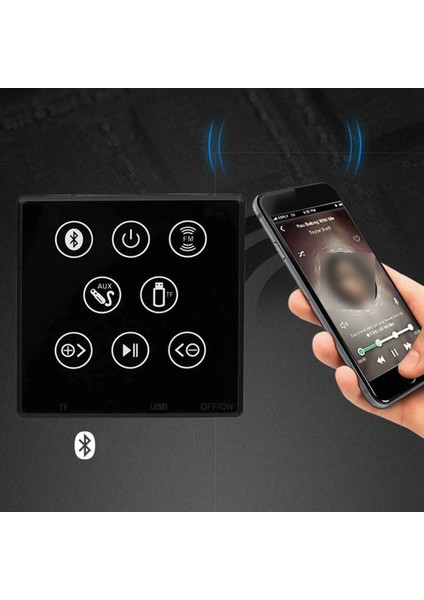 86F Alt Kutu Kontrol Paneli Gömülü Bluetooth Oynatma Ev Arka Plan Müzik Ana Bilgisayar Sistem Denetleyicisi (Yurt Dışından) fırsatları