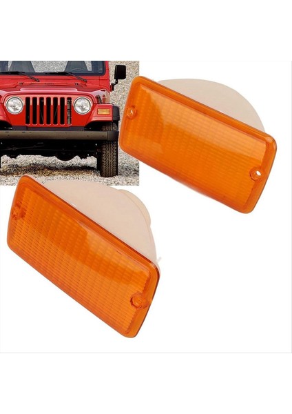 Araba Ön Dönüş Sinyali Işık Kapağı 55157033AA 55157032AA Jeep Wrangler Tj 1997-2006 Ön Tampon Işık Kapağı Siyah (Yurt Dışından) fiyatları