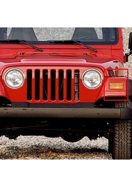 Araba Ön Dönüş Sinyali Işık Kapağı 55157033AA 55157032AA Jeep Wrangler Tj 1997-2006 Ön Tampon Işık Kapağı Siyah (Yurt Dışından) fırsatları
