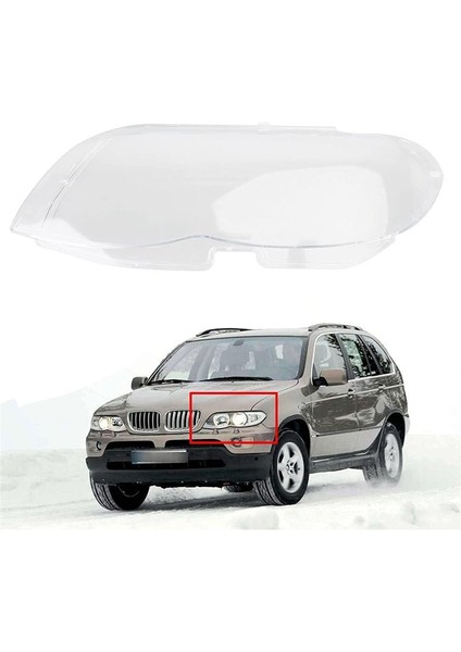 Araba Far Lens Bmw X5 E53 2004-2006 Aksesuarları Için Şehretim Açıklama Yedekliği Kapalı (Yurt Dışından) modelleri
