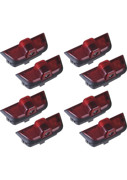 8x LED Araba Kapısı Hoş Geldiniz Projektör Logosu Nezaket Mercedes Benz C Sınıfı W201 W202 W203 W204 (Yurt Dışından)