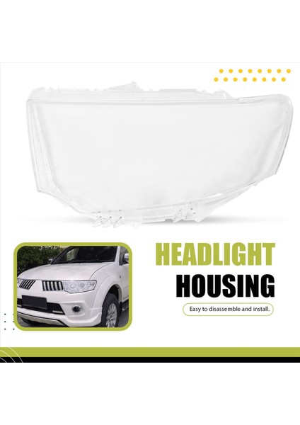 Mitsubishi Pajero Sport 2013-2015 Sol Far Kabuk Lambası Gölgesi Şeffaf Lens Kapak Far Kapağı (Yurt Dışından) indirimleri