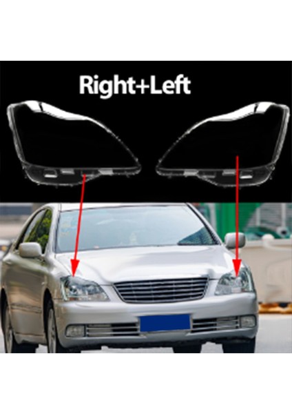 Sol Araba Far Lens Kapağı Kafası Işık Lambası Toyota Crown Için Ön Işık Kabuğu 2005-2009 (Yurt Dışından) indirimleri