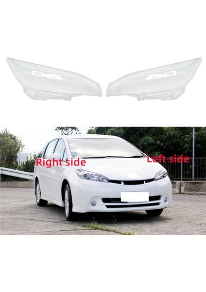 Araba Sol Far Kabuk Lambası Gölgesi Şeffaf Lens Kapak Toyota Wish 2009-2015 Için Far Kapağı (Yurt Dışından) fiyatları