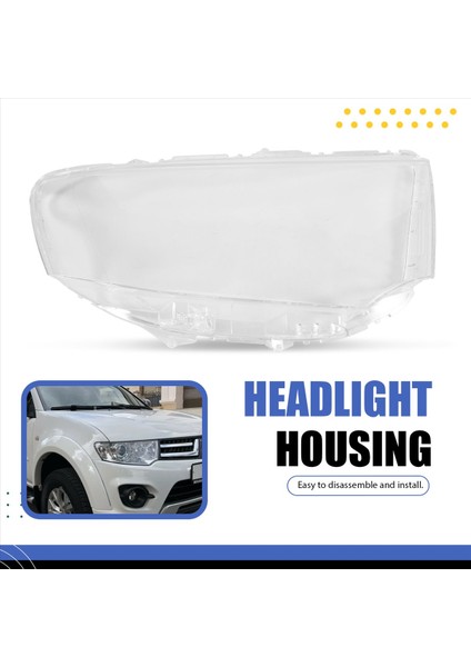 Mitsubishi Pajero Sport 2013-2015 Sağ Far Kabuk Lambası Gölgesi Şeffaf Lens Kapak Far Kapağı (Yurt Dışından) modelleri