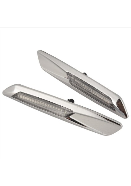 Bmw 3 Serisi E46/E90/E91/E92 E93 Için Krom LED Yan Işaretleme Sinyal Göstergesi Işık (Yurt Dışından) indirimleri