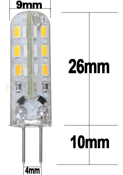 10X G4 1 5W LED Ampul Halojen Ampul 12V Smd LED LED Ampul Lambaları (Yurt Dışından) fiyatları