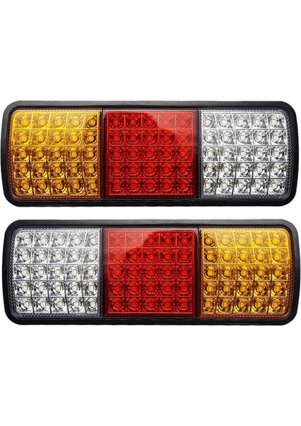 2pcs 12V 75 Kamyon Için LED Su Geçirmez Arka Lambalar Rv Van Otobüs Römork Işıkları Sinyal Göstergesi Fren Ters Işıkları Durdurur (Yurt Dışından)