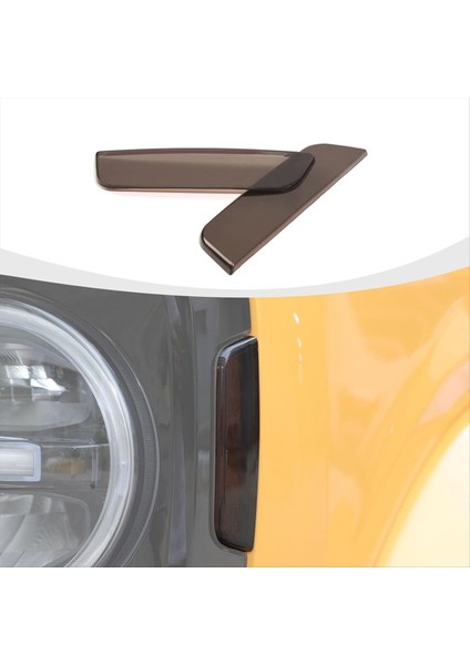 Ön Dönüm Lambası Tarafı Uyarı Işık Kapağı Ford Bronco Için Far Döşeme 2021-2024 Dış Aksesuarlar Siyah Füme (Yurt Dışından) indirimleri