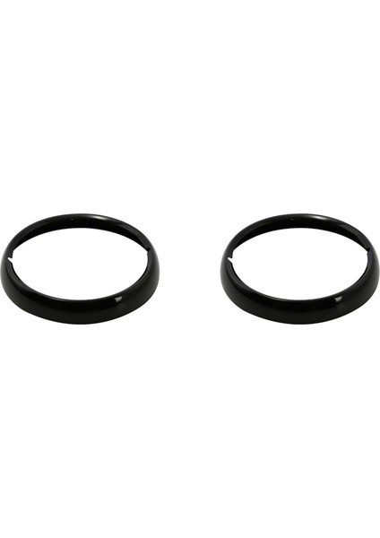 2x Motosiklet Siyah 7 Inç Far Döşeme Halkası Tur Touring Için Electra Glide Street Glide Road King (Yurt Dışından)