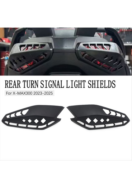 Motosiklet Arka Turn Sinyal Işık Kalkanları Yamaha Için Tail Işık Koruma Kabuğu XMAX300 X-MAX300 2023-2025 (Yurt Dışından) modelleri