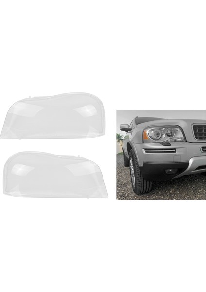 Volvo Için 2pcs XC90 2004-2013 Far Kabuk Lambası Gölgesi Şeffaf Lens Kapağı Far Kapağı Sağ ve Sol (Yurt Dışından) indirimleri