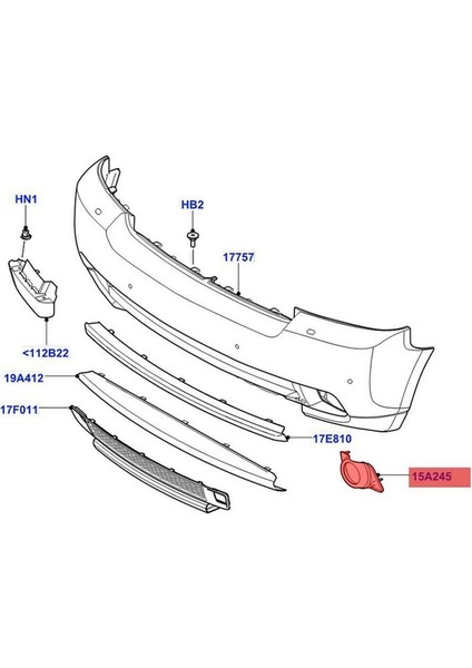 Sis Lamba Süslemesi Kapağı Land Rover Range Rover Vogue L322 2010-2012 LR018245 LR018234 (Yurt Dışından) fırsatları