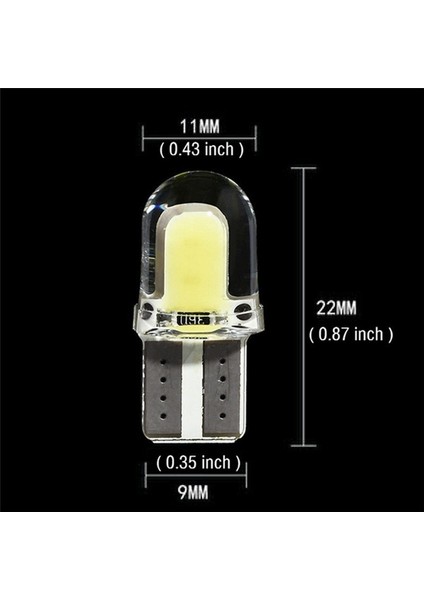 10 Adet LED T10 W5W Cob Smd Canbus Lisans Ampul ve 1 Çifti H8 H11 H16 LED Sis Lambası Ampul (Yurt Dışından) fiyatları