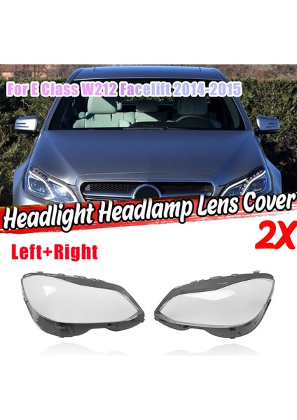 Mercedes-Benz E Sınıfı Için Sol Taraf W212 Facelıct 2014-2015 E300 E350 Far Lens Kapağı Far Gölge Kabuk Kapağı (Yurt Dışından) fiyatları