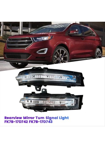 1paır Geri Dönüşün Dönüş Sinyali FK7B-17D742 Ford Edge 2015-2020 LED Yan Kapı Ayna Göstergesi Işığı Için (Yurt Dışından) fiyatları