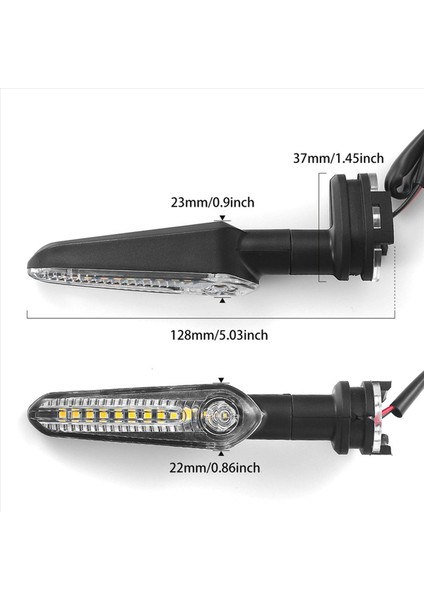 Yamaha Için 4x MT07 Tracer 700 900 Xj6 Fz6 MT09 900 MT10 LED Dönüş Sinyali Gösterge Işığı Yzf R15 R1 R3 R6 R9 R25 (Yurt Dışından) fırsatları