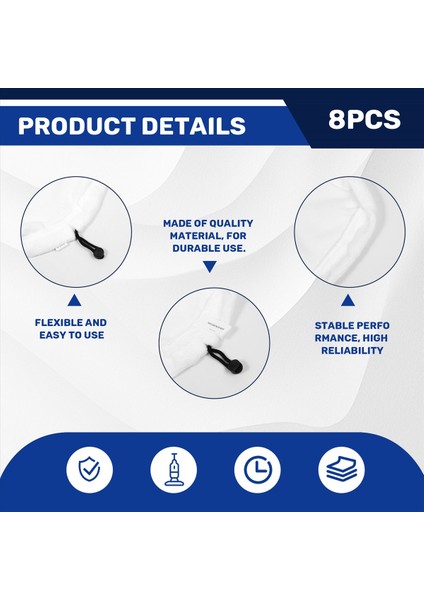 H2O X5 Buharlı Temizleyici Zemin Paspası Için 8 Adet Mikrofiber Bez Temizleme Pedi (Yurt Dışından) indirimleri