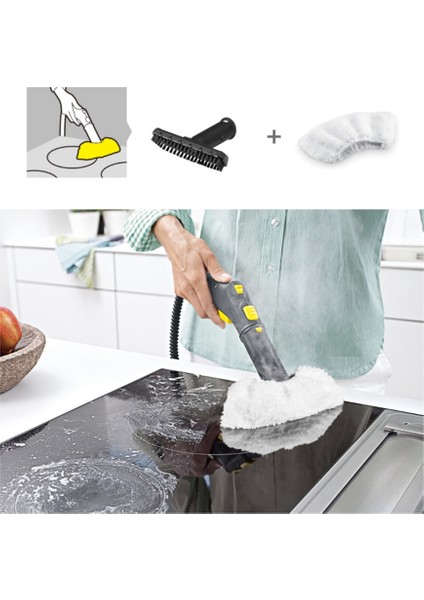 Karcher Sc1 Sc2 Sc3 Serisi Buharlı Temizleyici Parçaları Için El Fırçası A (Yurt Dışından) indirimleri