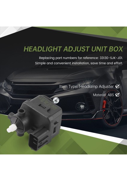 Honda Acura Rl 2005-2012 33130SJKJ01 33130-SJK-J01 Için Araba Far Ayar Birimi Kutusu (Yurt Dışından) fırsatları