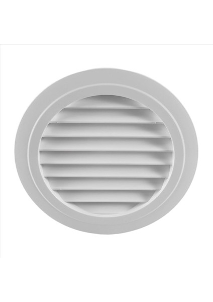 8 Inç Yuvarlak Hava Menfezi Abs Panjur Izgara Kapağı Beyaz Soffit Havalandırma (Yurt Dışından)