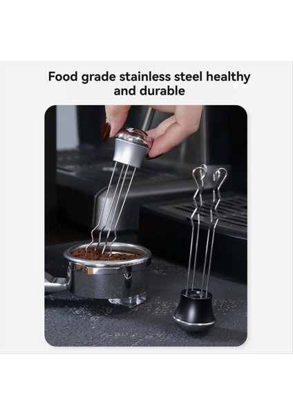 Paslanmaz Çelik Kahve Tozu Iğnesi Kahve Karıştırıcı B (Yurt Dışından)