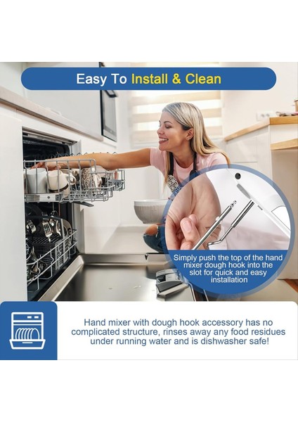 Cuisinart Için 4 Adet El Mikseri Ataşmanı, El Mikseri Çırpıcıları (Yurt Dışından) indirimleri