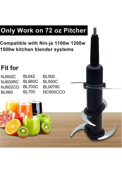 Ninja 72 Oz Sürahi Için Blender Yedek Bıçağı, Blender Parçaları (Yurt Dışından) modelleri