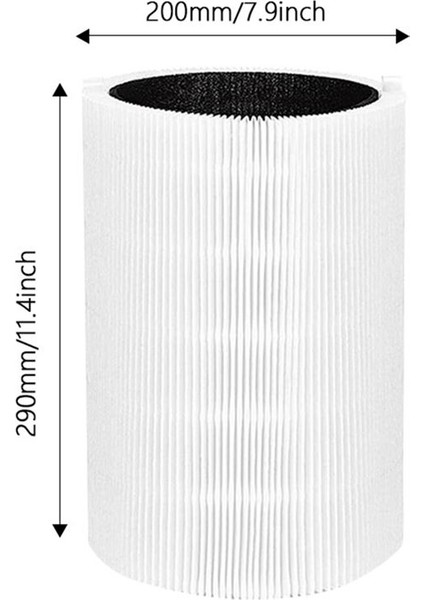 Blue Pure 411 Duman Engelleme Filtresi, 411 ve 411+ Hava Temizleyicileri Için 2 Adet (Yurt Dışından) indirimleri