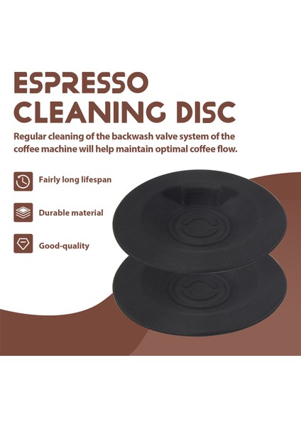 Breville Espresso Makinesi Için 2'li Espresso Temizleme Diski 9,58 mm (Yurt Dışından) fırsatları
